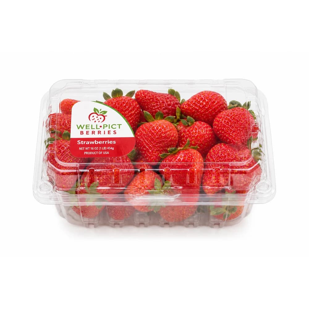 Fresh Strawberries, 1 lb Clamshell